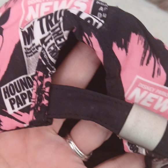 Disney Parks News Mickey Mouse Pink and Black Hat - Picture 5 of 7